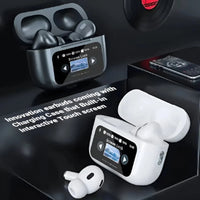 A9 Pro AirPods-Style Wireless Earbuds – Bluetooth 5.1, Touch Control, Built-in Mic, Extended Playtime, Android & iOS Compatible