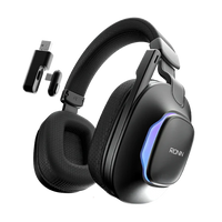 Ronin R-1515 Hurricane Over-Ear Headphones – 25ms Ultra Low Latency for Gaming & Music