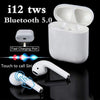 i12 TWS Wireless Earbuds – True Wireless Stereo, HD Sound, Bluetooth Earphones with Charging Case