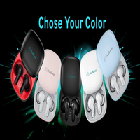 Audionic Airbud 550 TWS Wireless Earbuds, Quad Mic ENC Environmental Noise Cancellation, 45ms Low Latency Gamer Earphones, IPX4 Sweatproof with Sliding Charging Case for Android/iOS
