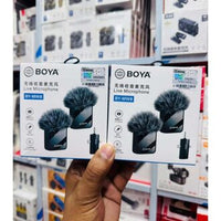 Boya BY-MW8 Wireless Lavalier Microphone – Professional Clip-On Mic for Smartphones, Cameras & PCs