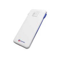 Ronin R-73 10000mAh Power Bank with Built-In Cable – Fast Charging Portable Battery Pack