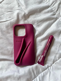 New Rhode Lip Gloss Silicone Case 💄 with Box – Soft, Stylish & Shockproof Phone Cover (All iPhone Series)