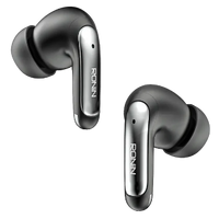 Ronin R-7010 Mystique TWS Earbuds – Active Noise Cancelling (ANC) Wireless Headphones with Quad Mic ENC, Bluetooth 5.3, Digital Display Case & IPX4 Water Resistance (Low Latency Gaming Mode)