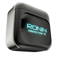 Ronin R-7095 Reactor X Gaming Earbuds – 28ms Ultra-Low Latency, ANC + ENC Noise Cancellation, Bluetooth 5.4, 13mm Deep Bass Drivers, IPX4 Water Resistant (Black)
