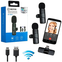 Boya BY-MW3 Single Lavalier Microphone – Professional Clip-On Mic for Smartphones, Cameras & PCs