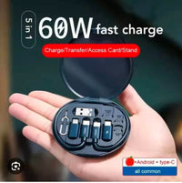 Premium Branded 60W Extreme Fast Charging Cable Set – High-Speed USB-C & Type-C Power Cables for Smartphones, Tablets, and Laptops