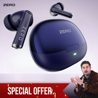 Zero® Evo True Wireless Earbuds – Touch Controls (MFB Button), HD Sound, Bluetooth, Charging Case
