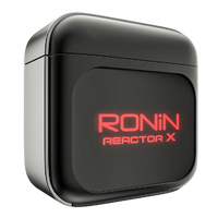 Ronin R-7095 Reactor X Gaming Earbuds – 28ms Ultra-Low Latency, ANC + ENC Noise Cancellation, Bluetooth 5.4, 13mm Deep Bass Drivers, IPX4 Water Resistant (Black)