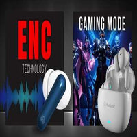 Original Audionic® Airbud 425 TWS Earbuds – Massive 40H Playtime, ENC Noise Cancellation for Clear Calls, Low-Latency Gaming Mode & Bluetooth 5.3 Wireless Connectivity