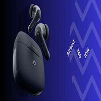 Audionic Airbud 740 ION Wireless Earbuds - 70 Hours Battery Life, Quad Microphone Noise Cancelling Bluetooth 5.3 Headset, IPX5 Waterproof Sports Earphones with Gaming Mode