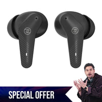 Zero® Gravity TWS Wireless Earphones – 11mm Extra Bass Drivers, Ultra-Lightweight Zero-Pressure Design, Smart Touch Control, Bluetooth 5.3 & 25H Playtime Charging Case