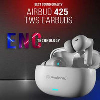 Original Audionic® Airbud 425 TWS Earbuds – Massive 40H Playtime, ENC Noise Cancellation for Clear Calls, Low-Latency Gaming Mode & Bluetooth 5.3 Wireless Connectivity