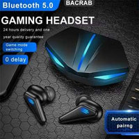K55 TWS Bluetooth Earbuds – Wireless Gaming Earphones with 65ms Low Latency, Dual Mode Music/Game, IPX5 Waterproof, HD Mic & LED Power Display for Android/iOS