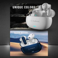 Original Audionic® Airbud 425 TWS Earbuds – Massive 40H Playtime, ENC Noise Cancellation for Clear Calls, Low-Latency Gaming Mode & Bluetooth 5.3 Wireless Connectivity