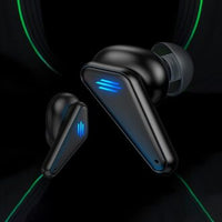 K55 TWS Bluetooth Earbuds – Wireless Gaming Earphones with 65ms Low Latency, Dual Mode Music/Game, IPX5 Waterproof, HD Mic & LED Power Display for Android/iOS