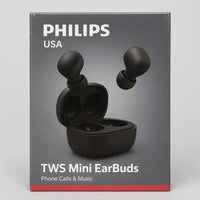 Philips TWS Bluetooth 5.0 Earbuds - Mini True Wireless Headset with 12H+ Playtime, Voice Assistant Support, Noise Isolating Design & HD Stereo Sound for Office and Travel