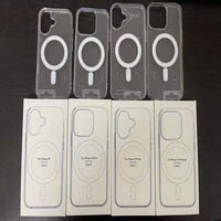 MagSafe Compatible Clear Phone Case – Ultra-Transparent Back Cover with Magnetic Lock