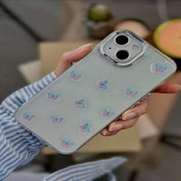 Butterfly Glitter Shimmer Case for iPhone – Sparkling Back Cover, All Series Compatible
