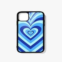 Heart Aesthetic 2D Plated Back Case – Electroplated Gloss Finish, Slim & Durable Phone Cover (iPHone All Series)
