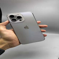 Nano Frosted Camera Case with Apple Logo – Slim Protective Phone Cover