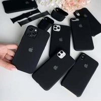 Premium Quality Black Silicone Phone Case – Soft Protective Cover