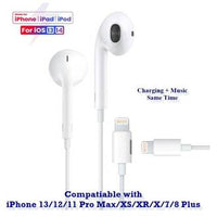 iPhone Lightning Handsfree (Pop-Up) – Premium In-Ear Earphones with Mic