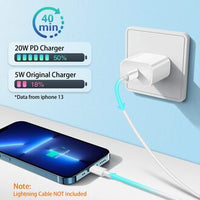 3-Pin 20W Fast Charging Charger – PD Quick Charge Wall Adapter for Smartphones