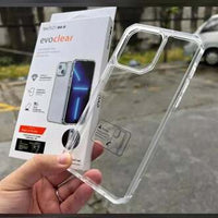 Tech-21 EVO Clear Acrylic Anti-Shock Case – Transparent Protective Phone Cover