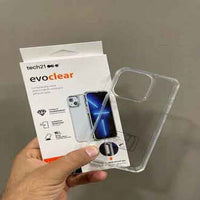 Tech-21 EVO Clear Acrylic Anti-Shock Case – Transparent Protective Phone Cover