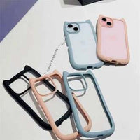 Kitty Ears Clear Phone Case – Cute Transparent Protective Cover