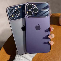 Auto Focus Premium Matte Glass iPhone Case – Slim & Protective Phone Cover