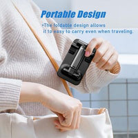 OGMAPLE MT-6 Desk Phone Holder – Foldable & Height Adjustable Universal Cellphone Stand Compatible with Devices Under 8” with Silicone Mat