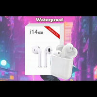 i14 TWS Wireless Earbuds Bluetooth 5.0 Headphones with Smart Touch Control & Charging Case - Noise Cancelling In-Ear Earphones with Built-in Mic for iPhone/Android