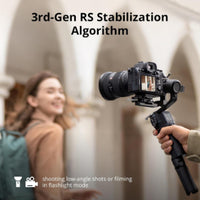 DJI RS 3 Mini Gimbal – Lightweight 3-Axis Stabilizer for Vlogging, Filmmaking, Mobile & DSLR Cameras, Portable and Easy to Use