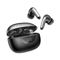 Ronin R-7010 Mystique TWS Earbuds – Active Noise Cancelling (ANC) Wireless Headphones with Quad Mic ENC, Bluetooth 5.3, Digital Display Case & IPX4 Water Resistance (Low Latency Gaming Mode)