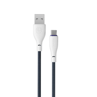 Ronin R-2025 Flexin 1.2M Braided Micro USB Cable – 2.4A Fast Charging Durable Wire