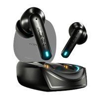 Ronin R-520 Dynasty Wireless Earbuds with Quad-Mic ENC & 50ms Low Latency Gaming Mode – Bluetooth 5.3, 13mm Drivers, 7H Playtime, IPX4 Water Resistant – Matte Finish
