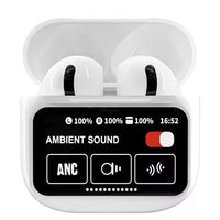 AirPods A11 Pro Wireless Earbuds with LCD Display – Bluetooth 5.3, Touch Control, HD Mic