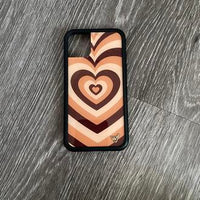 Heart Aesthetic 2D Plated Back Case – Electroplated Gloss Finish, Slim & Durable Phone Cover (iPHone All Series)
