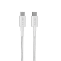 Ronin R-2040 Type-C to Type-C Cable – 60W Fast Charging, 1M Braided Durable Wire