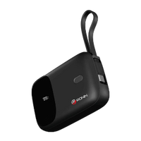 Ronin R-4030 10000mAh Portable Power Bank with 20W USB-C Output & 22.5W Total Fast Charging + USB-C Cable