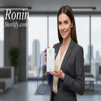 Ronin R-73 10000mAh Power Bank with Built-In Cable – Fast Charging Portable Battery Pack