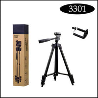 3301 Multi-Functional Portable Tripod Stand – Lightweight Professional Tripod for Mobile Phones & Cameras
