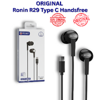 Ronin R-29 Type-C Wired Handsfree Earphones – Crystal Clear Sound with Inline Microphone