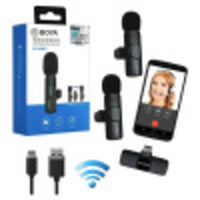 Boya BY-MW3 Dual Lavalier Microphone – Professional Clip-On Mic for Smartphones, Cameras & PCs