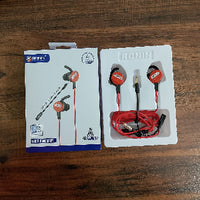 Ronin R007 Gaming Handsfree – Dual Mic Earphones for PUBG & Mobile Gaming, Left & Right Stereo Sound