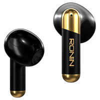Ronin R-7070 Snap Wireless Earbuds | Transparent Design, Bluetooth 5.3, Touch Control & Reel Scrolling Feature
