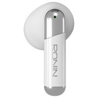 Ronin R-7070 Snap Wireless Earbuds | Transparent Design, Bluetooth 5.3, Touch Control & Reel Scrolling Feature