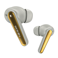 Ronin R-7065 Eclipse True Wireless Earbuds – Bluetooth 5.3, Active Noise Cancellation, Deep Bass, Built-In Mic